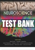 Neuroscience 6th Edition Test Bank by Purves, Chapters 1-34 | Complete Guide A+