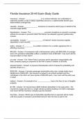 Florida Insurance 20-44 Exam Study Guide