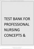 TEST BANK FOR PROFESSIONAL NURSING CONCEPTS & CHALLENGES 9TH EDITION UPDATE BY BETH BLACK.pdf