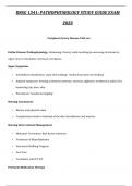 RNSG 1341: PATHOPHYSIOLOGY STUDY GUIDE EXAM 2023  	Peripheral Artery Disease-PAD,vsu