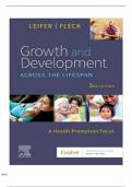 Test Bank For Growth and Development Across the Lifespan 3rd Edition by Leifer