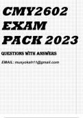 CMY2602 EXAM PACK 2023