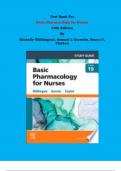 Test Bank - Basic Pharmacology for Nurses  19th Edition By Michelle Willihnganz, Samuel L Gurevitz, Bruce D. Clayton | Chapter 1 – 48, Complete Guide 2023|