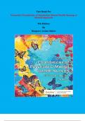 Test Bank - Varcarolis' Foundations of Psychiatric Mental Health Nursing: A Clinical Approach  9th Edition By Margaret Jordan Halter | Chapter 1 – 36, Complete Guide 2023|