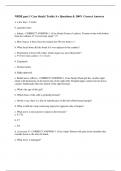 NBDE part 1 Case Study/ Testlet A+ Questions & 100% Correct Answers