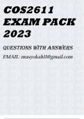 COS2611 EXAM PACK 2023