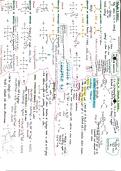 Summary Sheet of Ketones, Aldehydes, Carboxylic Acids, Acyl Chlorides, Acid Anhydrides and Esters, A-Level Chemistry