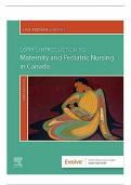 TEST BANK FOR INTRODUCTION TO MATERNITY AND PEDIATRIC NURSING IN CANADA 1ST EDITION  QUESTIONS & ANSWERS BY LEIFER COMPLETE GUIDE ISBN 1771722045