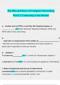 The Bits and Bytes of Computer Networking. Week 5 Connecting to the Internet