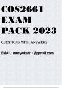 COS2661 EXAM PACK 2023