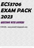 ECS3706 EXAM PACK 2023