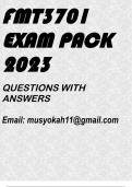 FMT3701 EXAM PACK 2023