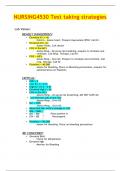 NURSING4530 Test taking strategies 