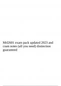 Mrl2601 exam pack updated 2023 and cram notes (all you need) distinction guaranteed,