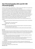 ALevel Chemistry - Gas Chromatography (GC) and GC-MS Chromatrography