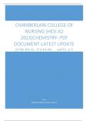 HESI A2 CHEMISTRY V1/V2 FILE