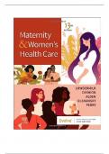 Test Bank for Maternity & Women’s Health Care, 13th Edition, Lowdermilk