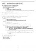 Samenvatting moleculaire biologie periode 3+4 (3ML/FB)