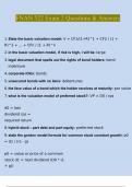 FNAN 522 FINAL Exam_FNAN522 Exam II-FINAL Questions and Answers.