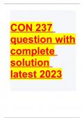 CON 237 DAU QUESTIONS AND ANSWERS 100% CORRECT