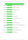 WGU C838 - Cloud Computing - NIST/ISO/FIPS 