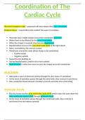 OCR A/AS-Level Biology 3.2.6 Coordination of the Cardiac Cycle