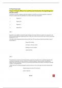 N3 Final Study Guide ; Nursing Management 