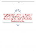 Drug Regulation, Actions, and Responses Workman & La Charity; Understanding Pharmacology; Essentials for Medication Safety, 2nd Edition 2023