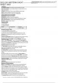 SOCI 301 MIDTERM CHEAT SHEET 2023 