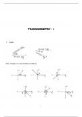 Class 11 maths jee Brilliant Pala class notes - Trignometry