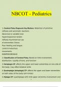 NBCOT Pediatrics 2023 Complete Solutions | 100% Verified