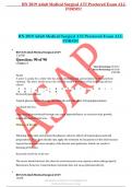 RN 2019 Adult Medical Surgical ATI Proctored Exam ALL FORMS!