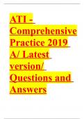 RN COMPREHENSIVE ONLINE PRACTICE 2019,A(Latest version )Q&A