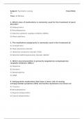 Psychiatric Nursing Mock Test 09