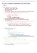 NURS 8022 Advanced Pathophysiology Exam 3 Study Guide