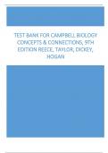 Test Bank for Campbell Biology Concepts & Connections, 9th Edition Reece, Taylor, Dickey, Hogan