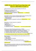 AORN_Periop_101_FINAL_EXAMS BUNDLED 