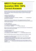 NR511 Final exam Question With 100% Correct Answers