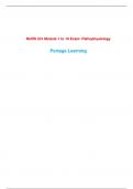 NURS 231 Module 1, 2, 3, 4, 5, 6, 7, 8, 9, 10 Exam (Latest-2023) / NURS231 Module 1, 2, 3, 4, 5, 6, 7, 8, 9, 10 Exam : Pathophysiology: Portage Learning |100% Verified and Correct Q & A|