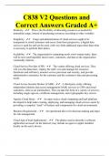 C838 V2 Questions and Correct Answers Graded A+