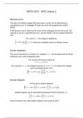 Summary of Multivariable Calculus MVC Lecture 3 for MATH2310 Engineering Calculus