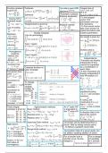 Memory Aid/Cheat Sheet for MATH2310 Calculus for Engineering and Science - DE AND MVP