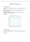 Summary of Multivariable Calculus MVC Lecture 6 for MATH2310 Engineering Calculus