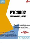 PYC4802 ASSIGNMENT 3 2023 (706685) 