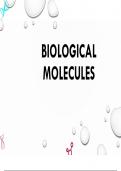 Biological Molecules