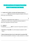 The Bits and Bytes of Computer Networking Week 5: Connecting to the Internet Already Passed