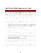 Samenvatting Geschiedfilosofie B2 (hoorcolleges en boek)