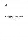Accounting 1 - Periode 2