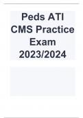 Peds ATI CMS Practice Exam 2024/2025