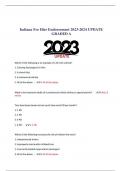 Indiana For Hire Endorsement 2023-2024 UPDATE  GRADED A Which of the following is an example of a for-hire vehicle? 1. Carrying Passengers For Hire 2. A church Bus 3. A commercial vehicle 4. All of the above 4. All of the above What is the maximum width o